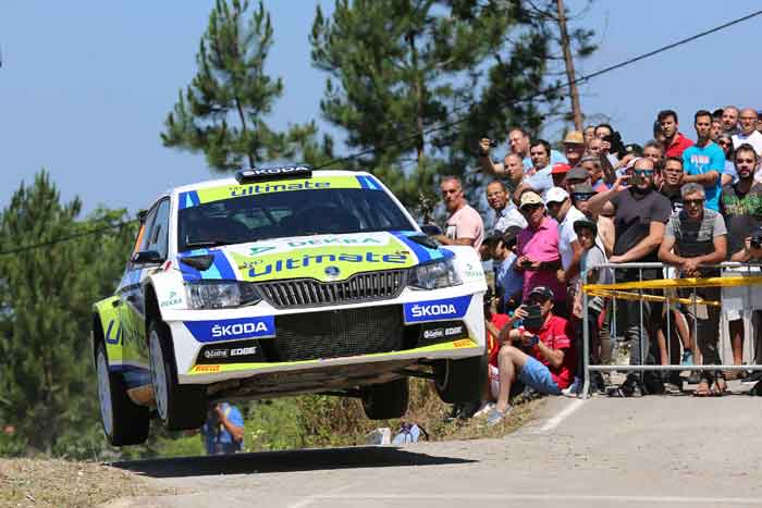 Miguel Barbosa em bom plano no rali Vidreiro