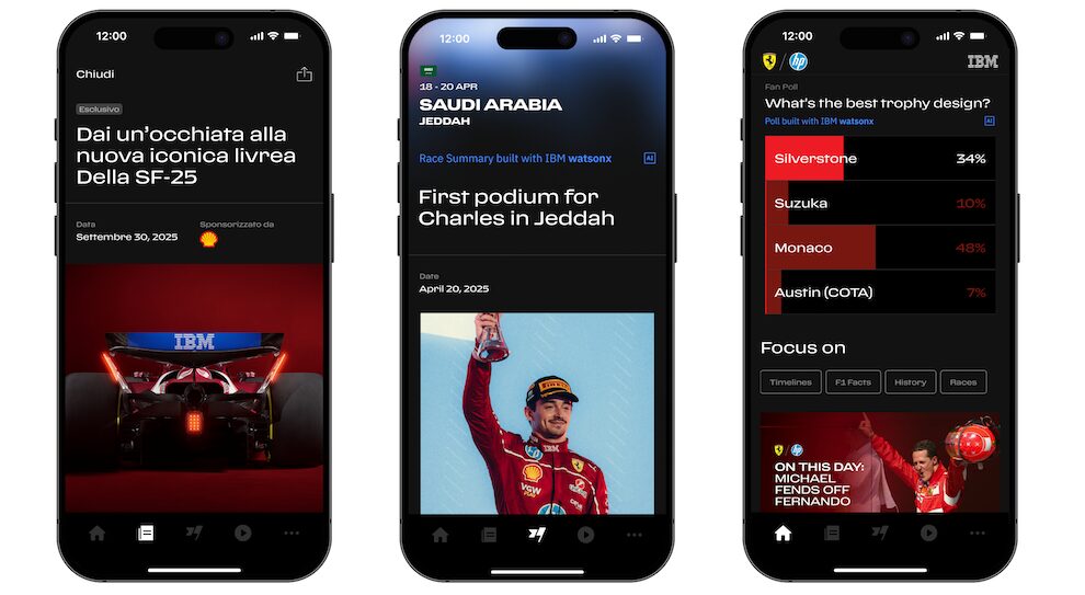 ©IBM / Ferrari | App